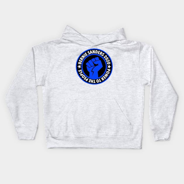 Bernie 2020 Power to the People Kids Hoodie by skittlemypony